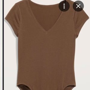 COPY - Old Navy Short sleeve Fitted V neck Bodysuit Size XXL